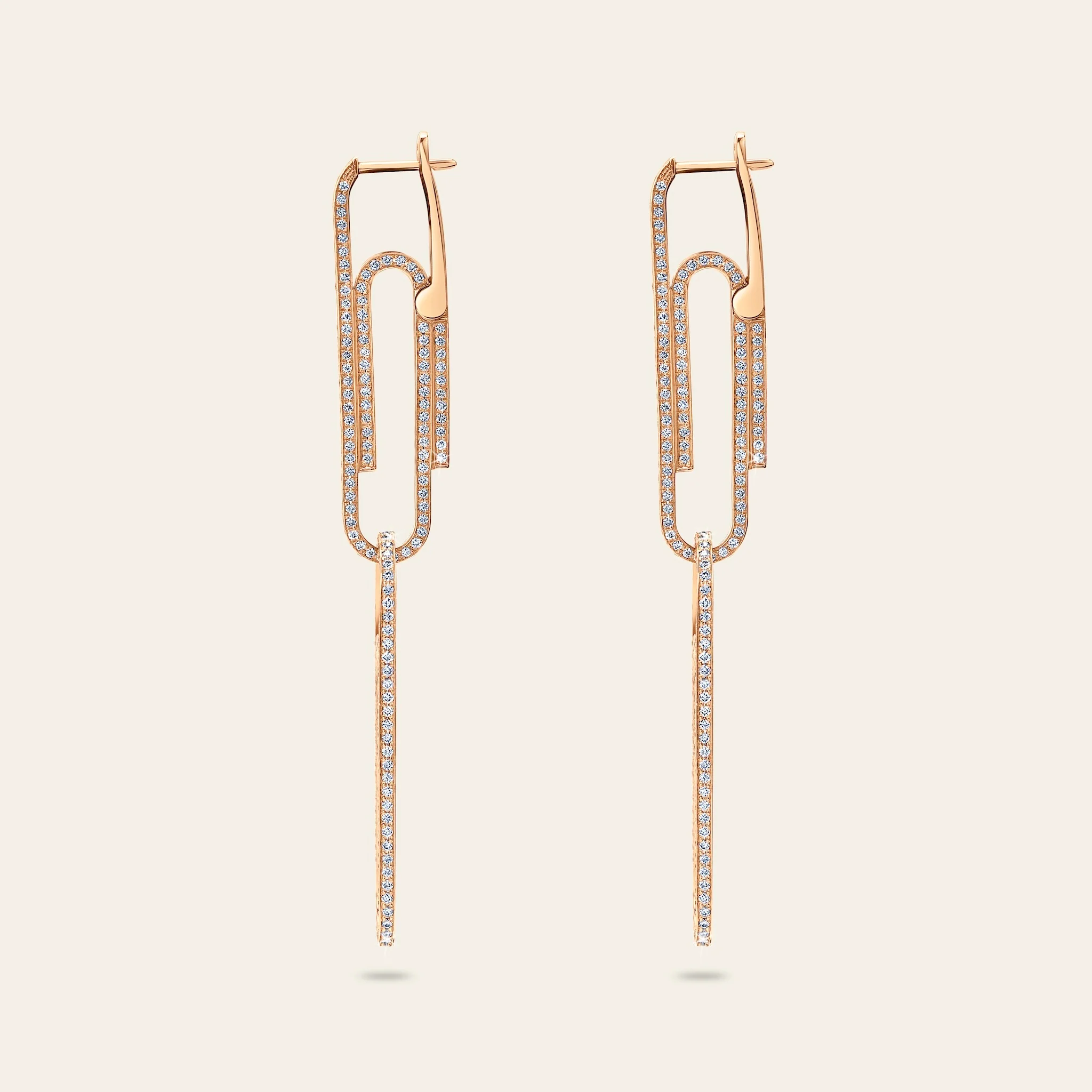 Office Supplies Diamond Earrings - Image 3
