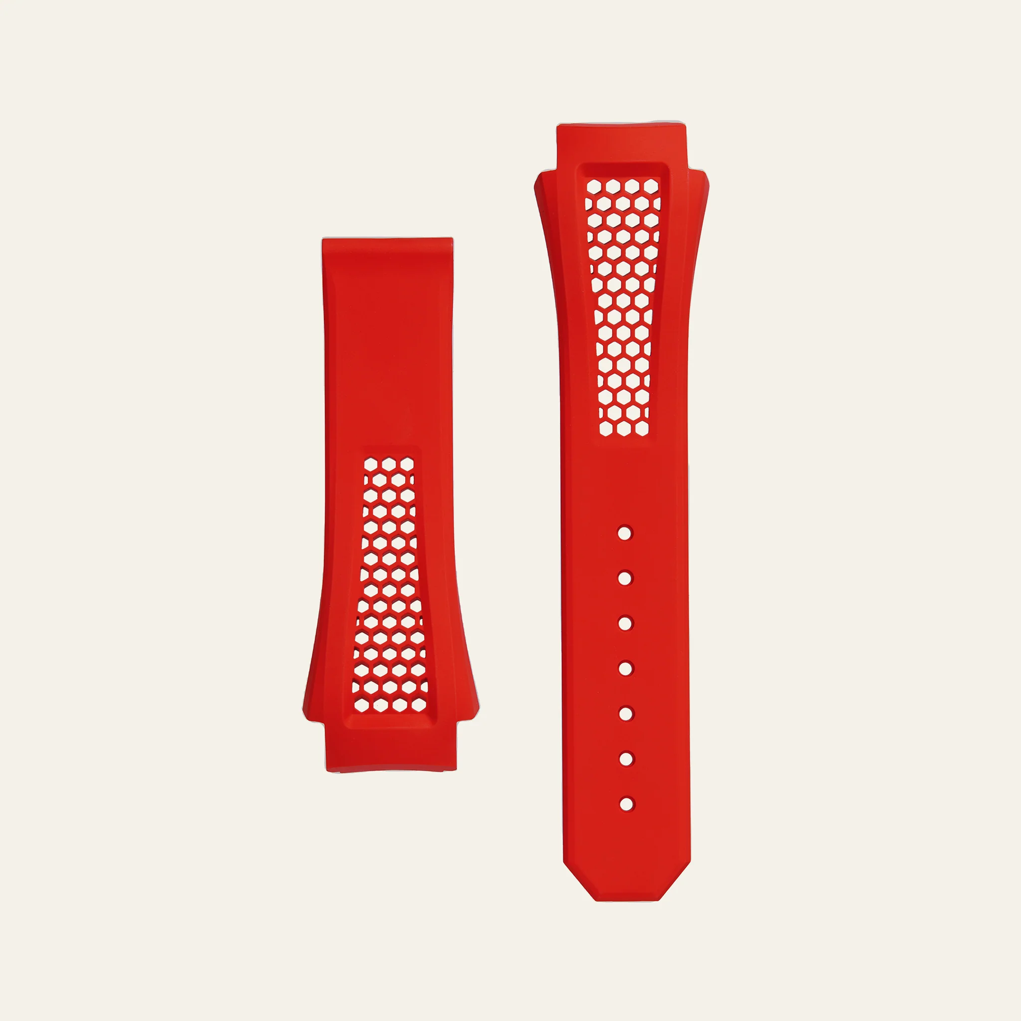 Red Epic X Chrono 44mm Honeycomb Strap - M