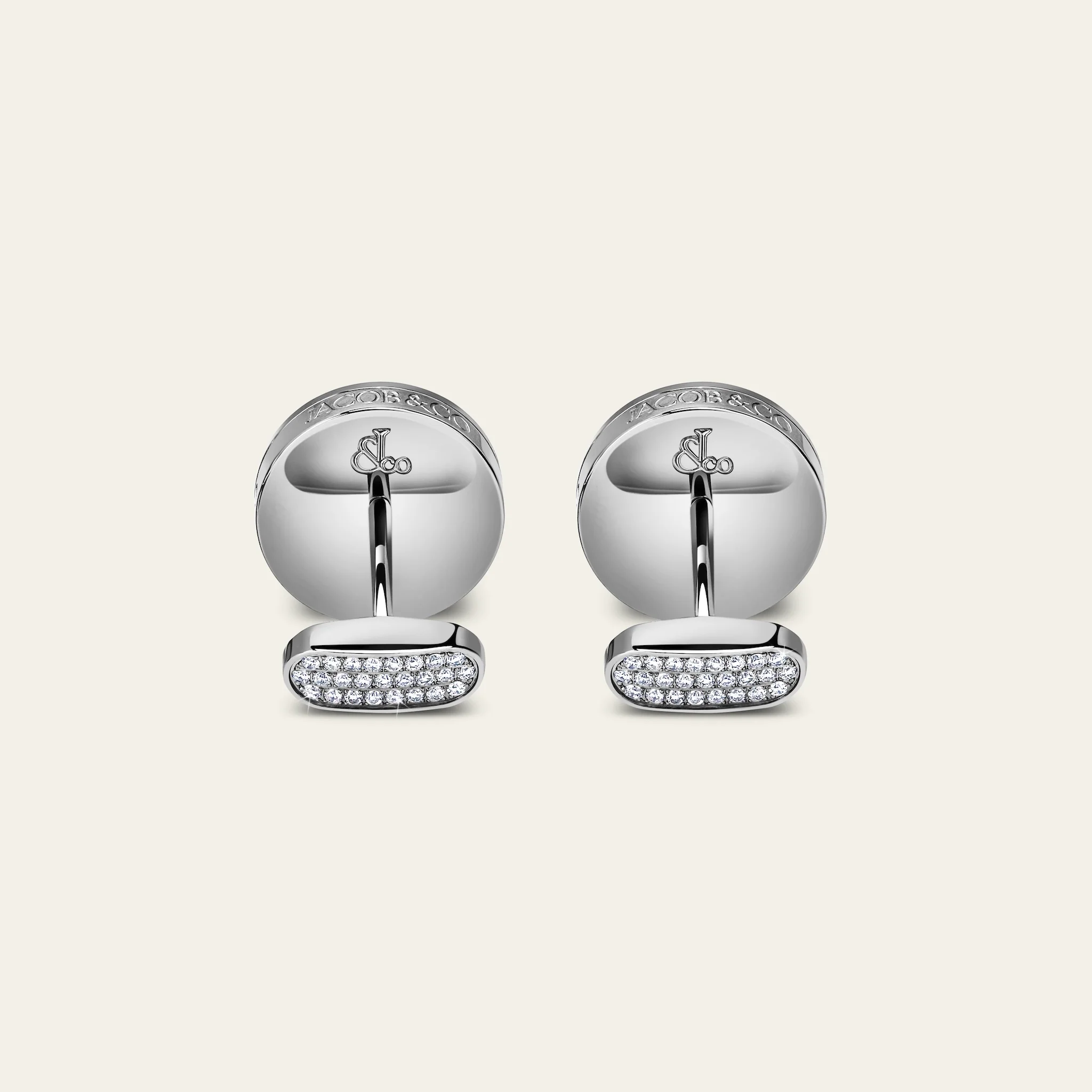 Rotor Diamond Cufflinks - Image 3