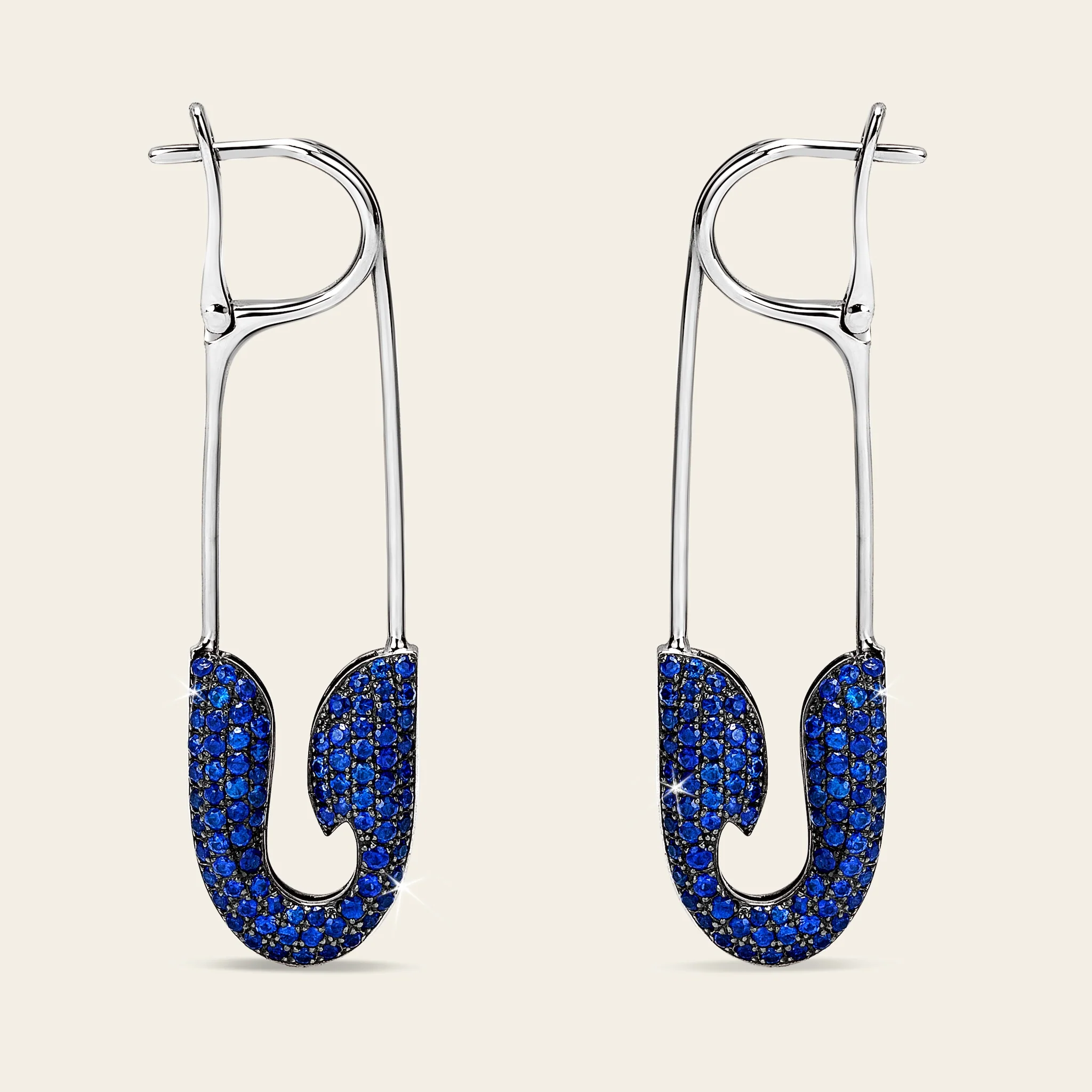 Securus Sapphire Earrings