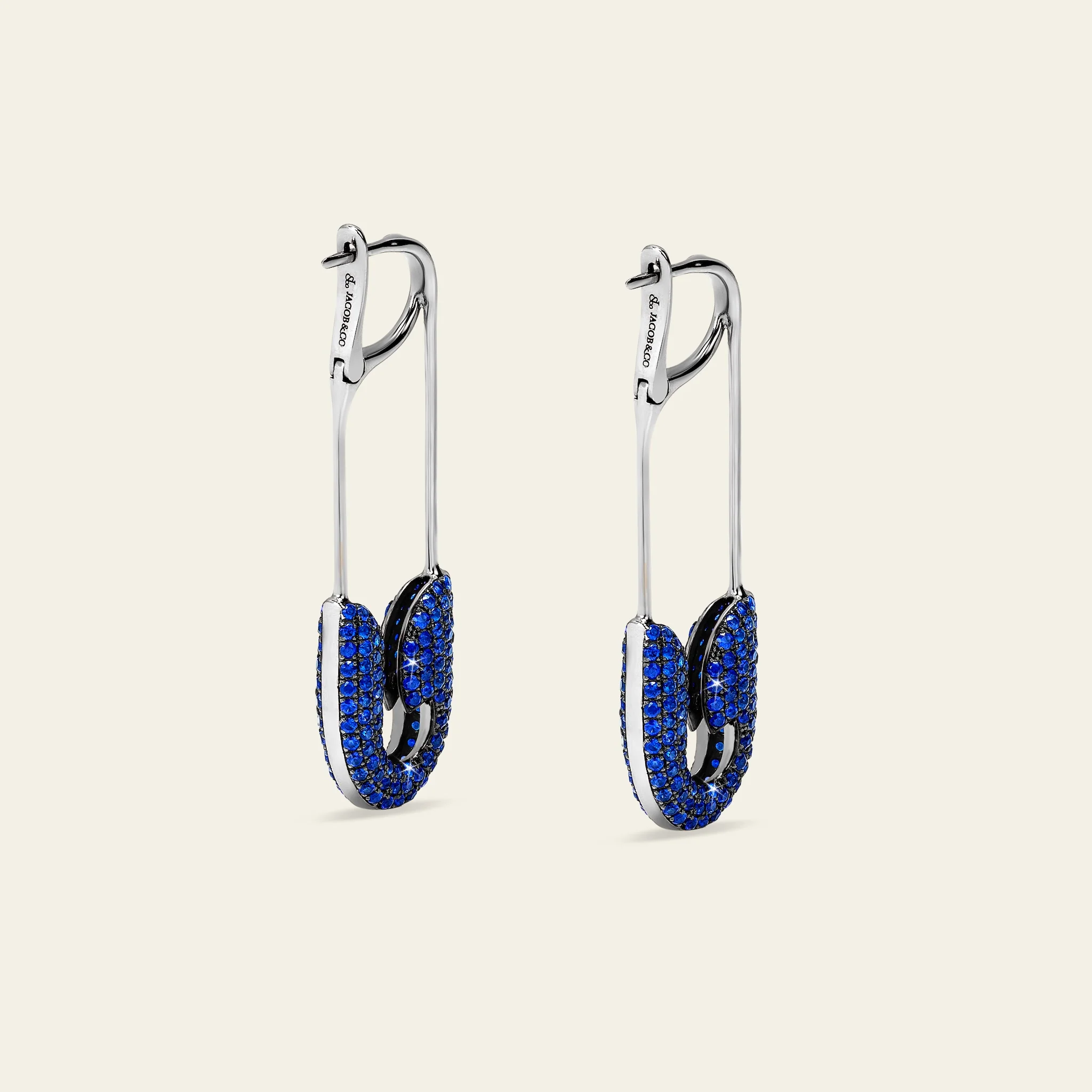 Securus Sapphire Earrings - Image 2