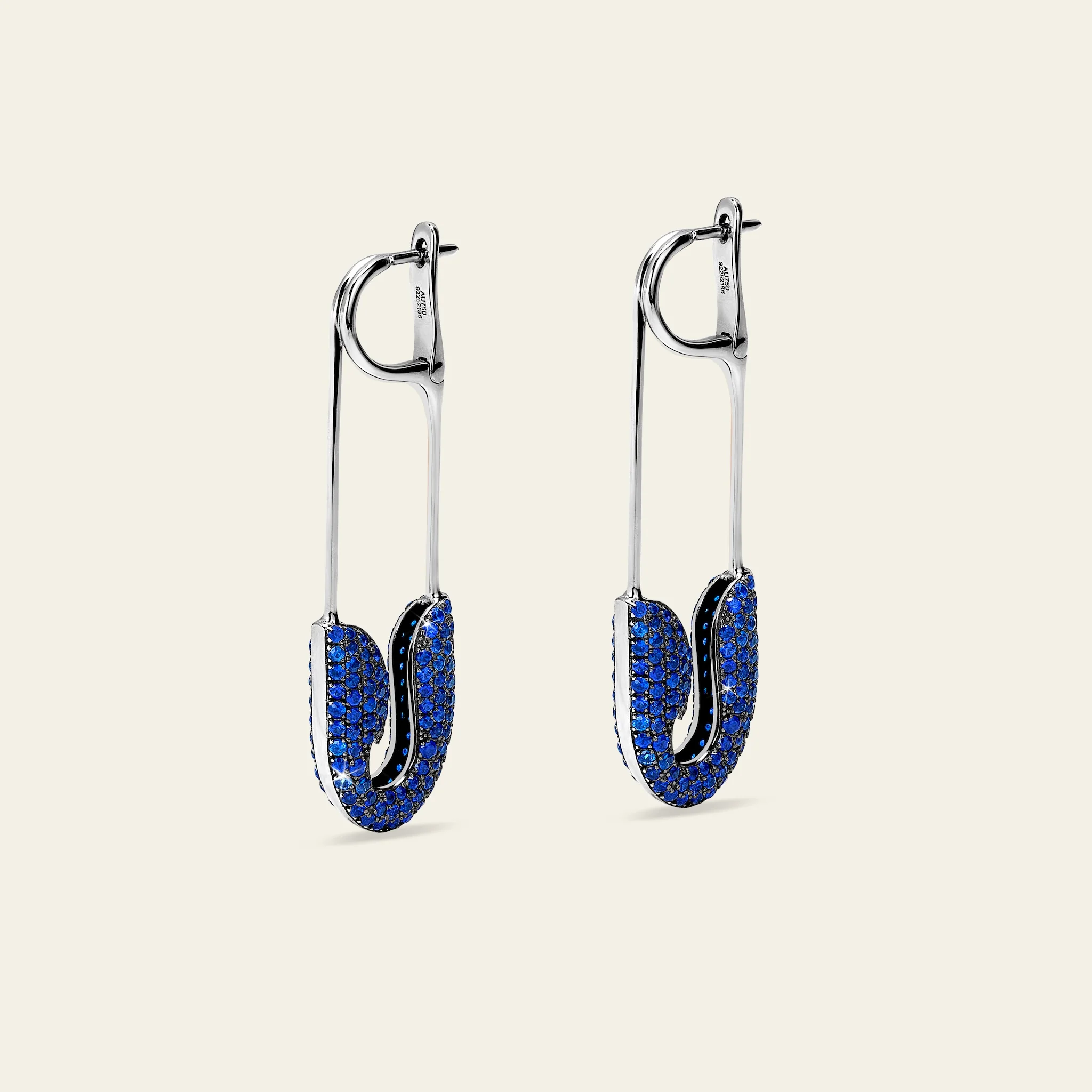 Securus Sapphire Earrings - Image 3