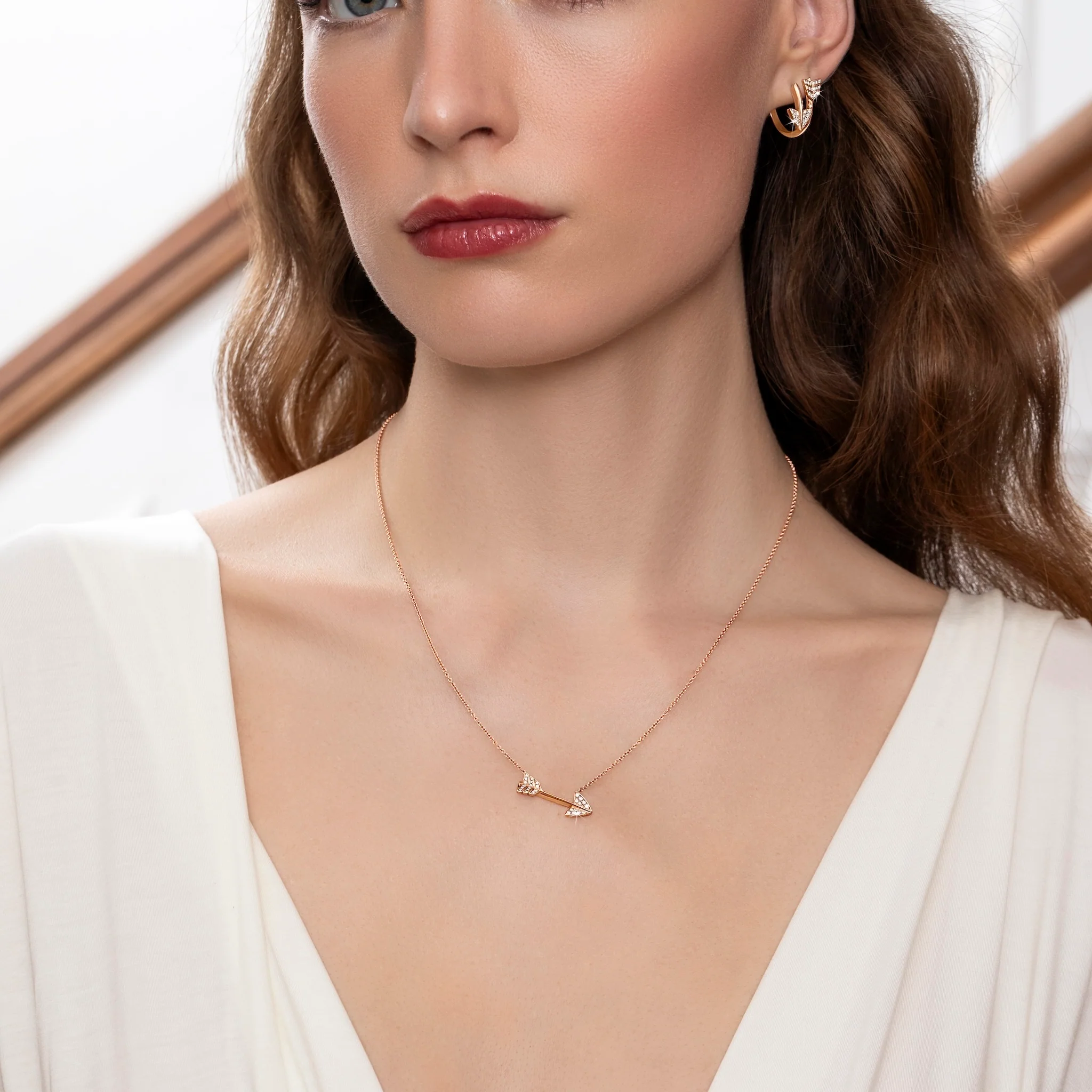 Super Arrow Diamond Earrings - Image 6