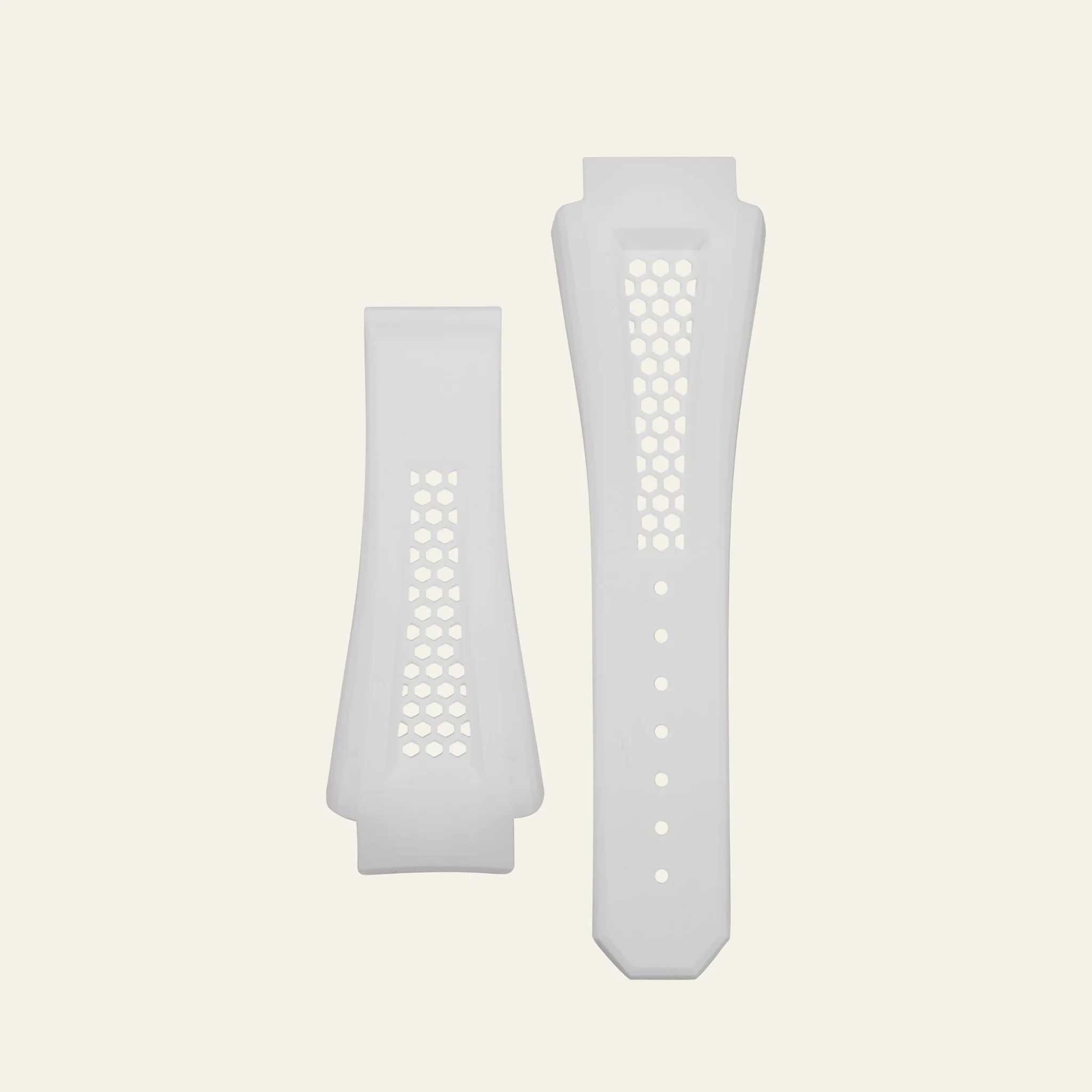 White Epic X Chrono 47mm Honeycomb Strap - M