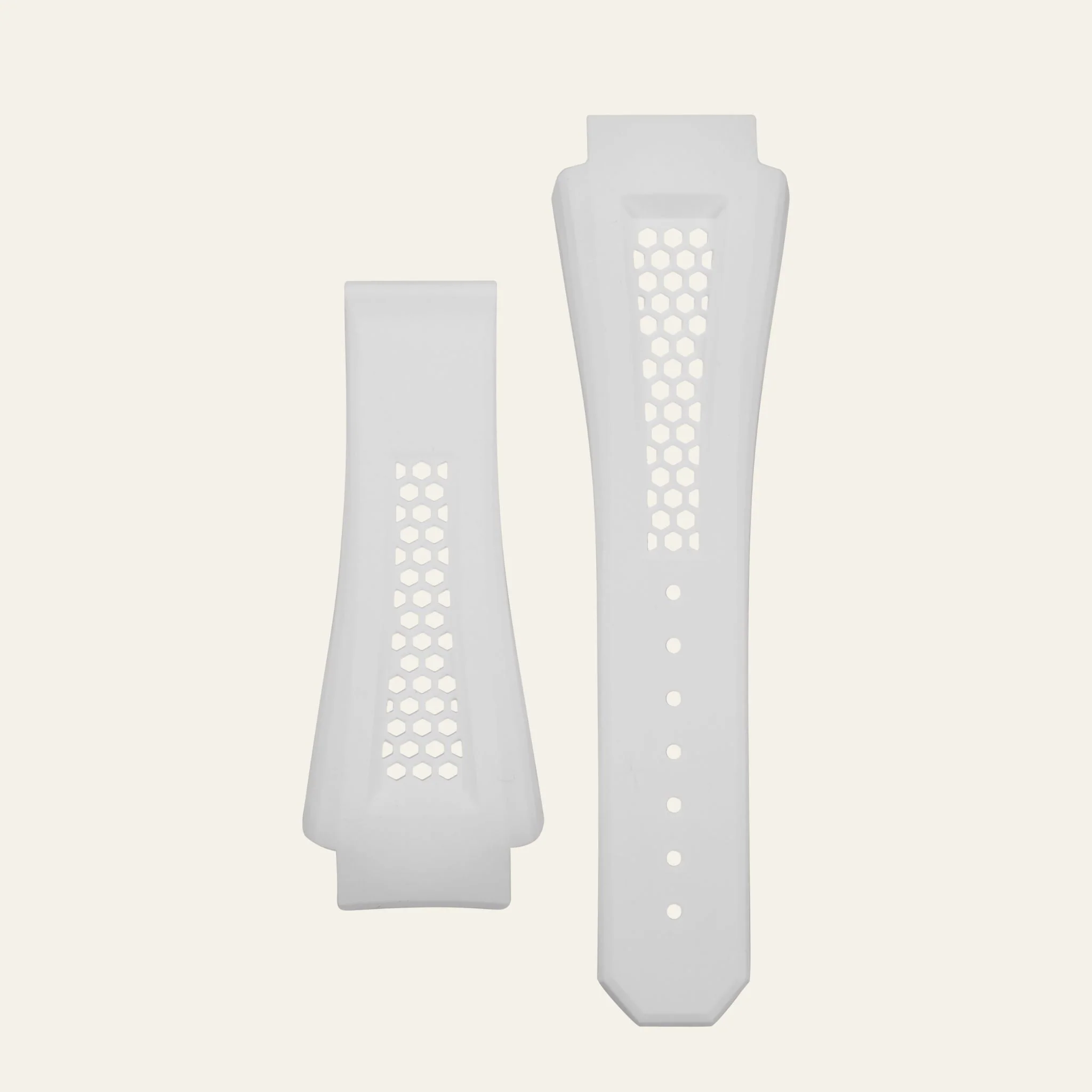 White Epic X Chrono 47mm Honeycomb Strap - XL