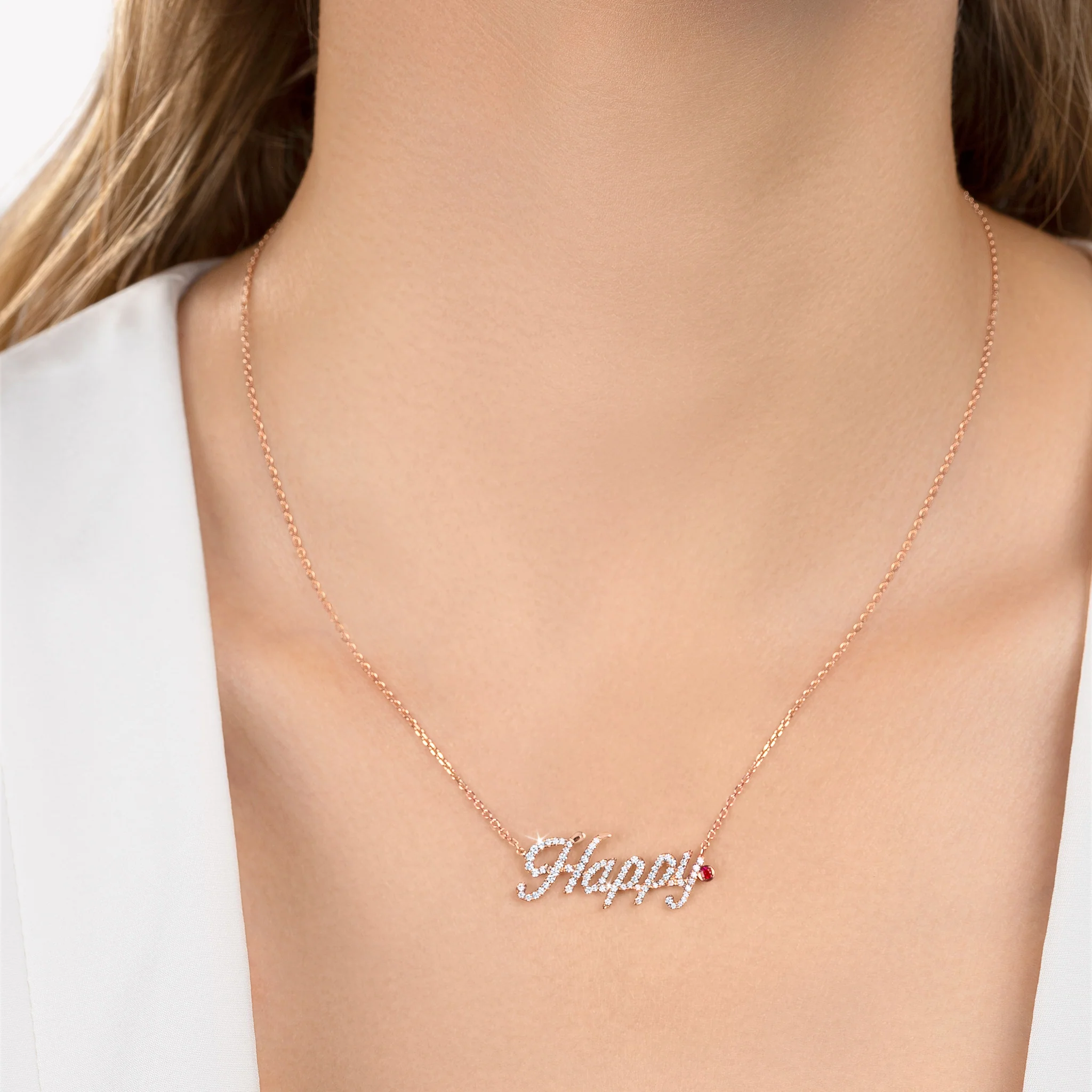 Happy Diamond Necklace - Image 4